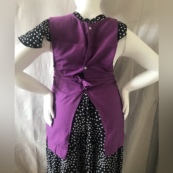 Embroidered floral apron Mandil Mexicano - Picture 5 of 10